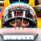 cockpit of an F1 driver getting ready to go